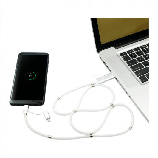 Promotional Galileo 5-in-1 Charging Cables Magnet